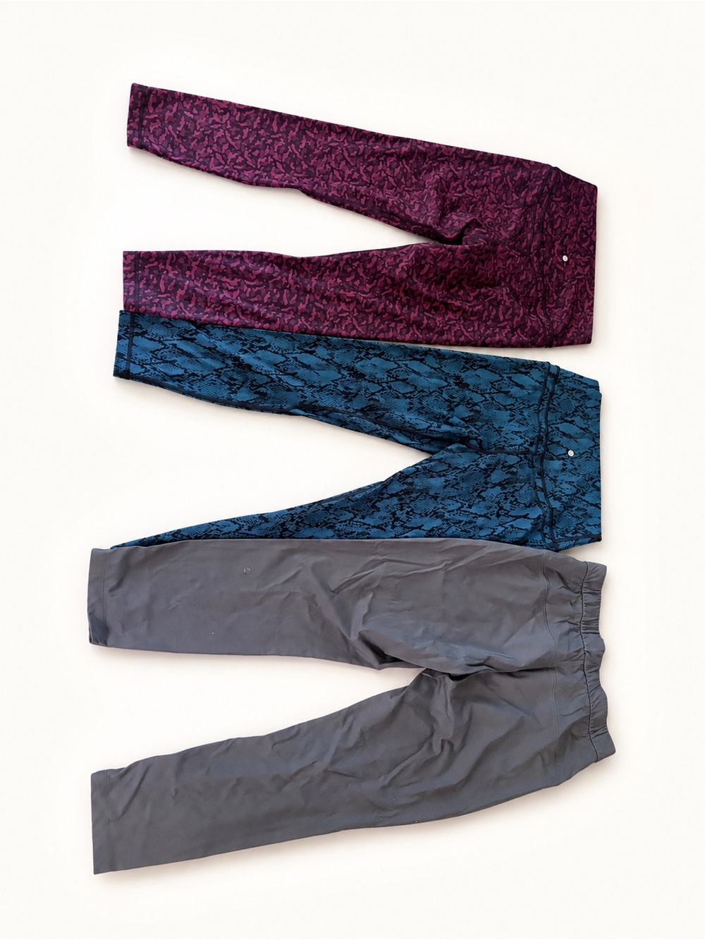 CRZ Yoga Bundle Medium Leggings Jogger Pants Bundle 25” Inseam + one free